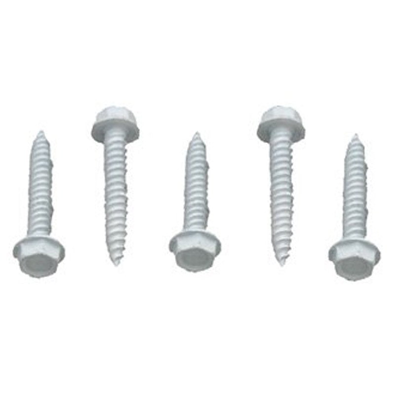 SCREWS HEX  8 X 1-1/4 WHITE