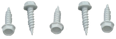 SCREW HEX HEAD 8 X 3/4  WHITE