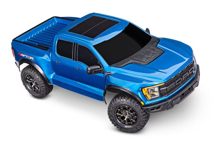 101076-4-BLUE TRAXXAS PRO SCALE RAPTOR 4X4