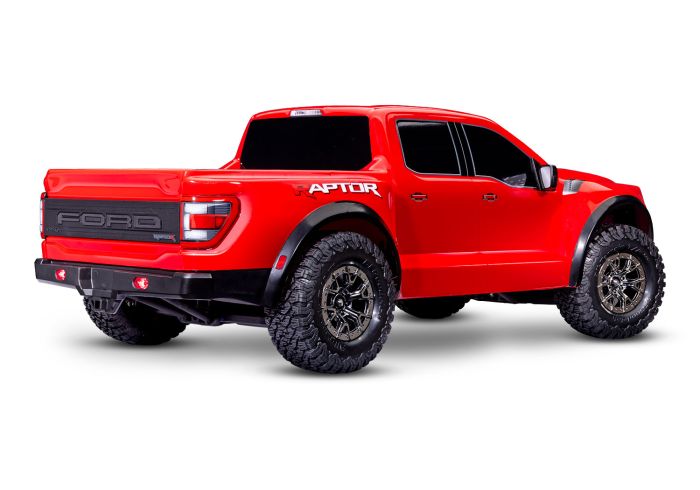 101076-4-RED TRAXXAS PRO SCALE RAPTOR 4X4