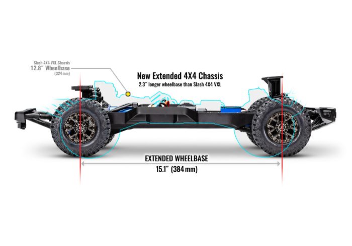 101076-4-RED TRAXXAS PRO SCALE RAPTOR 4X4