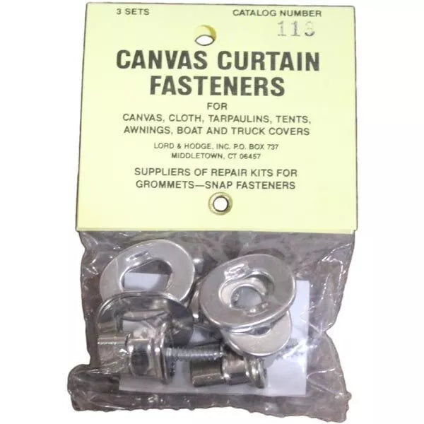 CURTAIN FASTENER 3 SETS NLA