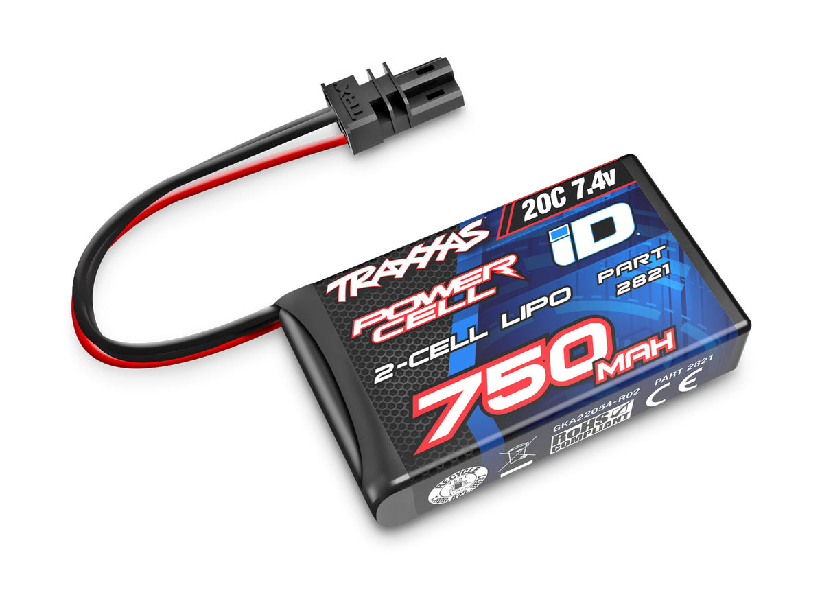 2821 TRAXXAS USB 2S 750MH LIPO