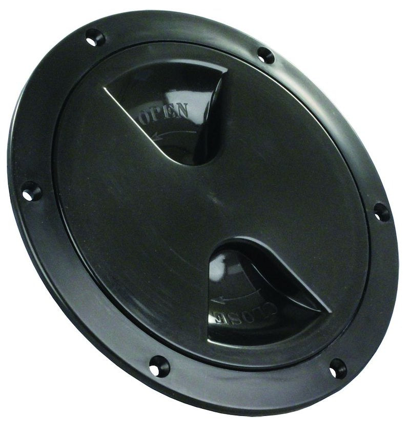 4" ACCESS DECK PLATE BLACK