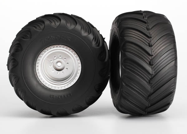 3665 TRAXXAS TIRE & WHEEL FRT