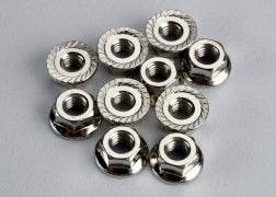 6135 TRAXXAS NUTS FLANGED 4mm (10)