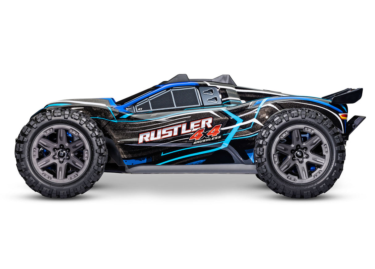 TRAXXAS RUSTLER 4X4 BL-2S BLUE