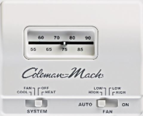 COLEMAN THERMOSTAT WHITE