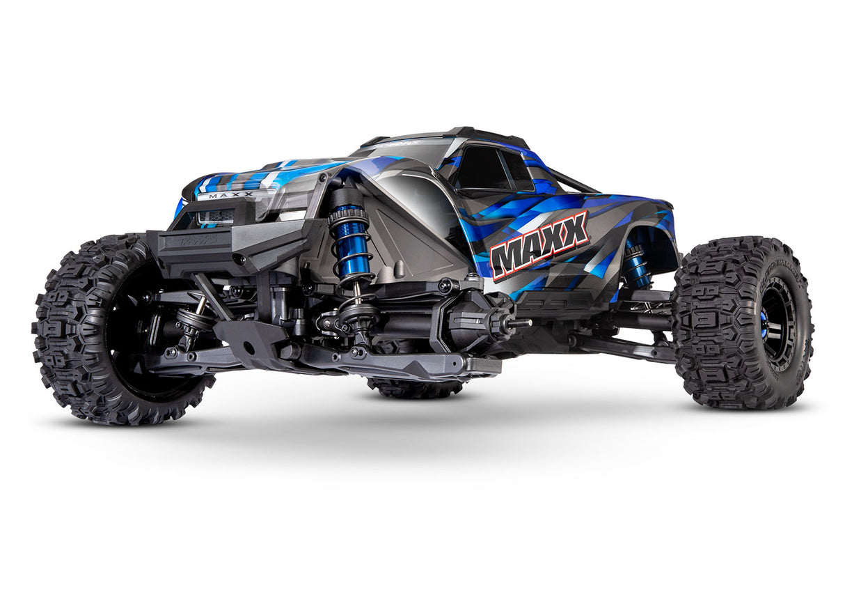 89086-4-BLUE TRAXXAS MAXX V2 EXTENDED CHASSIS