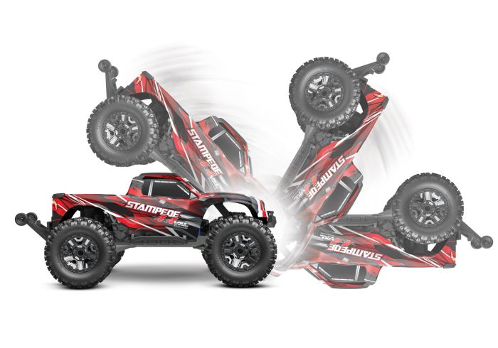 90376-4-GRN TRAXXAS 1/10 STAMPEDE 4X4 VXL