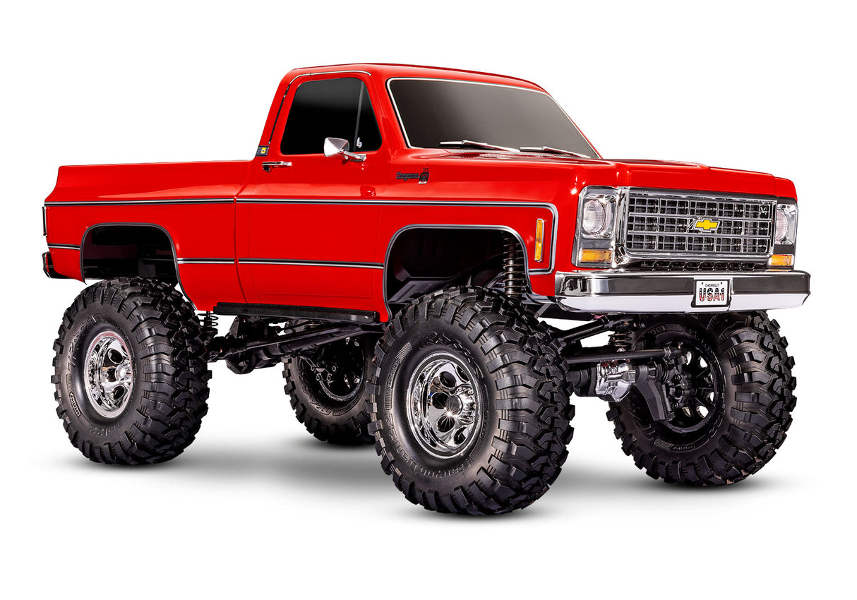 92056-4-RED TRAXXAS TRX4 HIGH TRAIL CHEVY