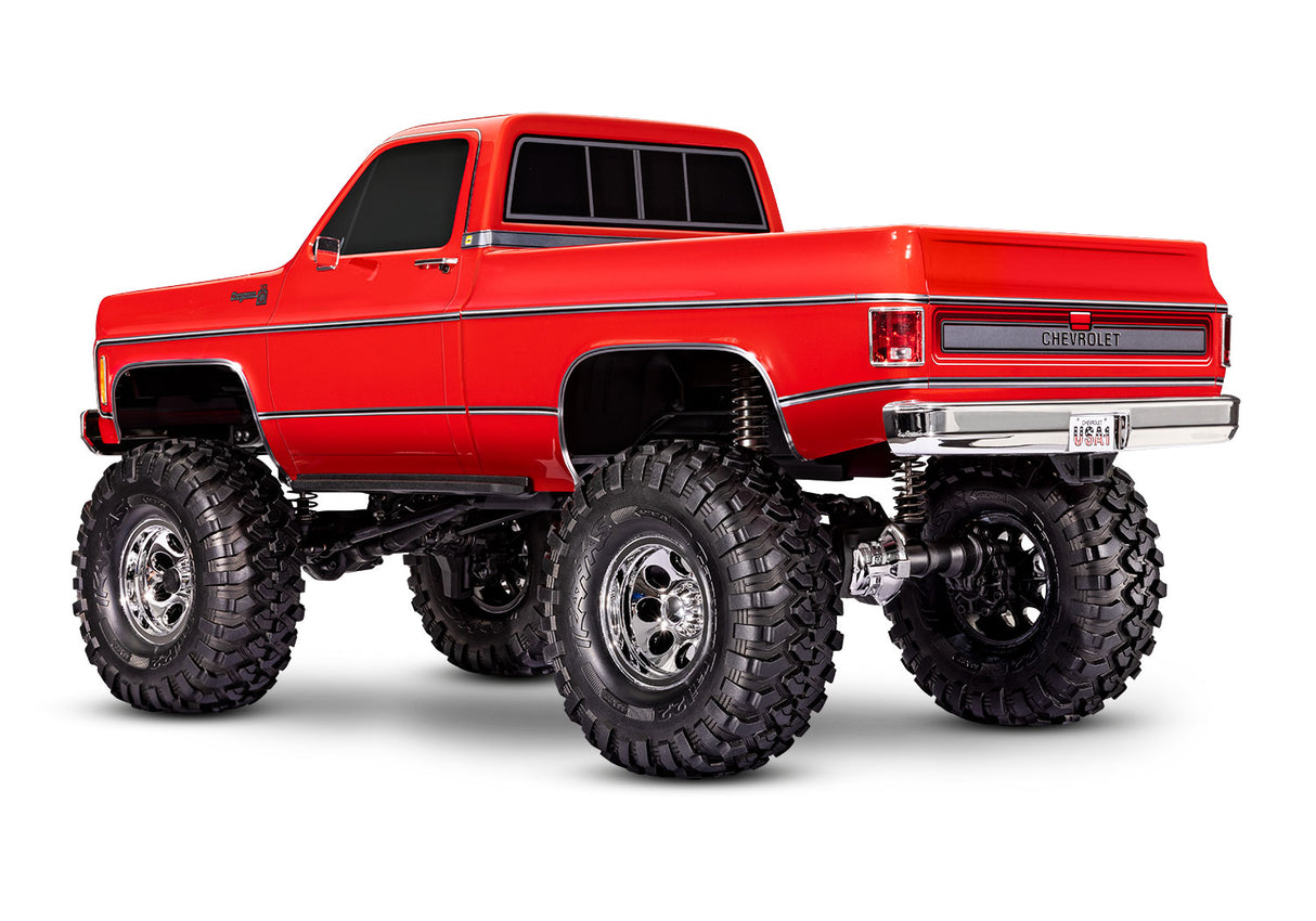 92056-4-RED TRAXXAS TRX4 HIGH TRAIL CHEVY