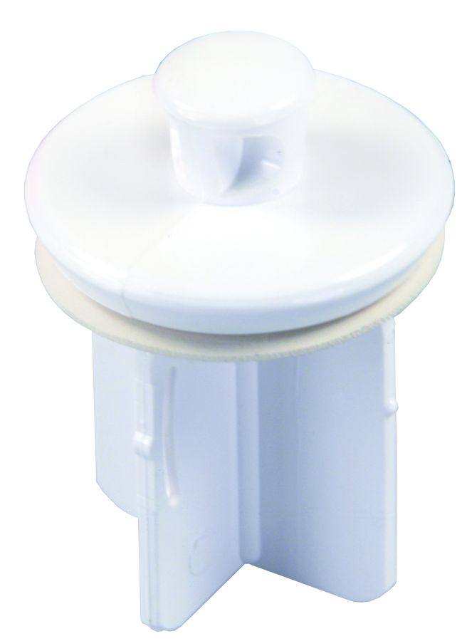 POP-UP SINK STOPPER WHITE