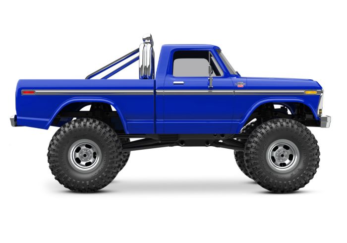 97044-1-BLUE TRAXXAS 1/18 TRX4-M HIGH TRAIL F-150