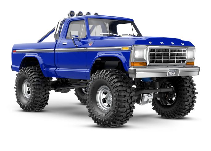 97044-1-BLUE TRAXXAS 1/18 TRX4-M HIGH TRAIL F-150