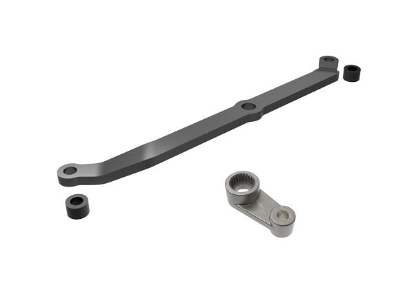 9748-GRAY TRAXXAS ALUM/ST LINK