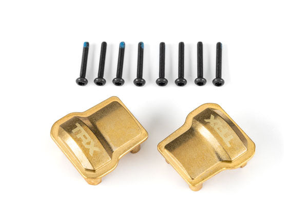 9787 TRAXXAS AXLE COVERS BRASS