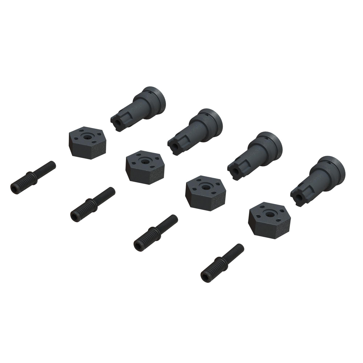 ARA311178 ARRMA AXLE/HUB SET