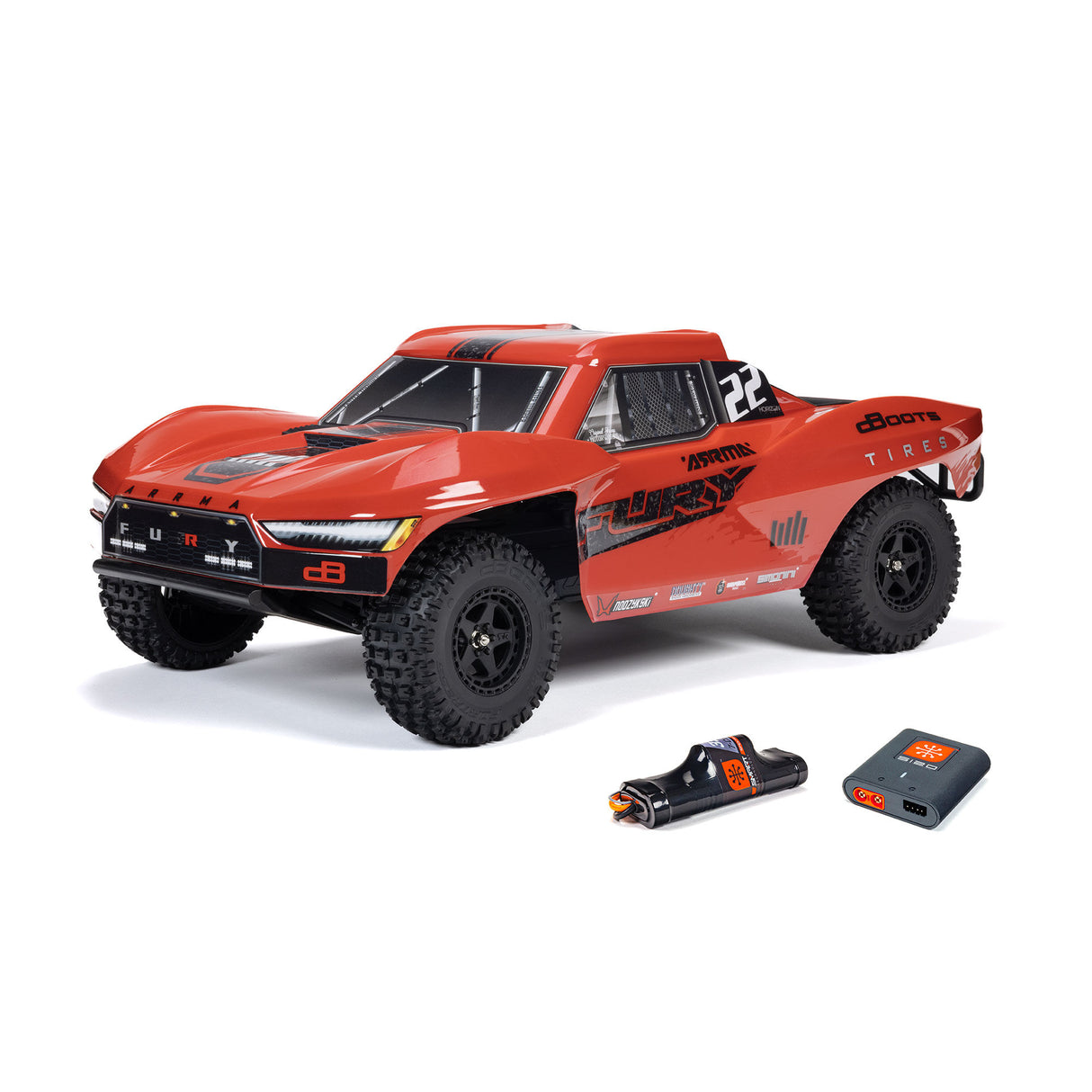 ARRMA 1/10 FURY 2WD RTR RED