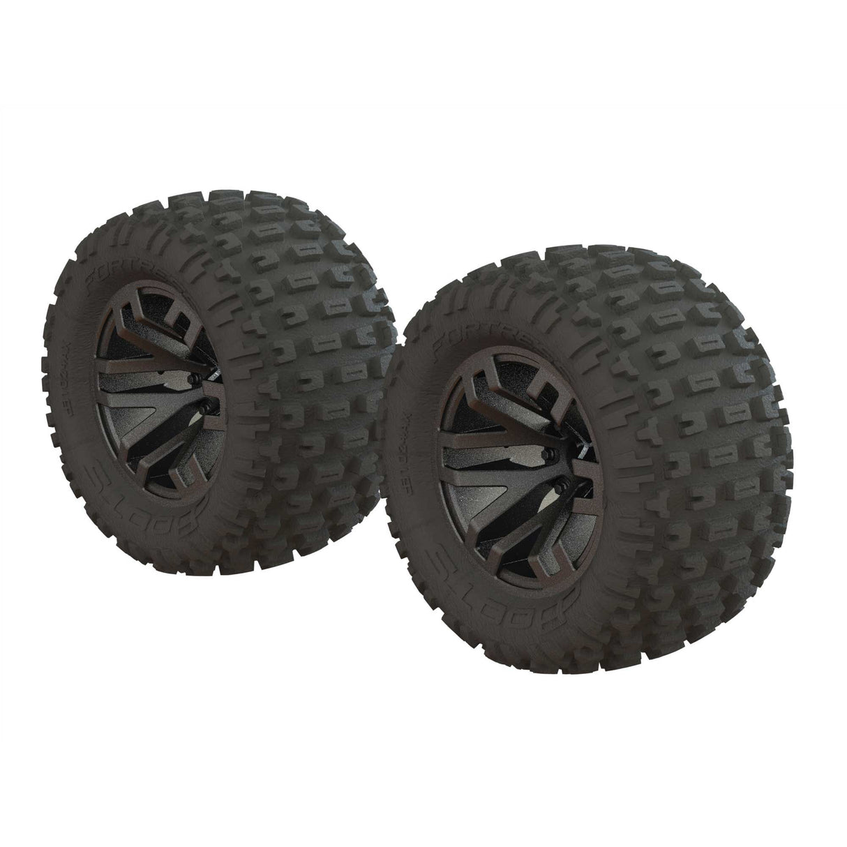 ARRMA TIRE & WHEEL ASSY