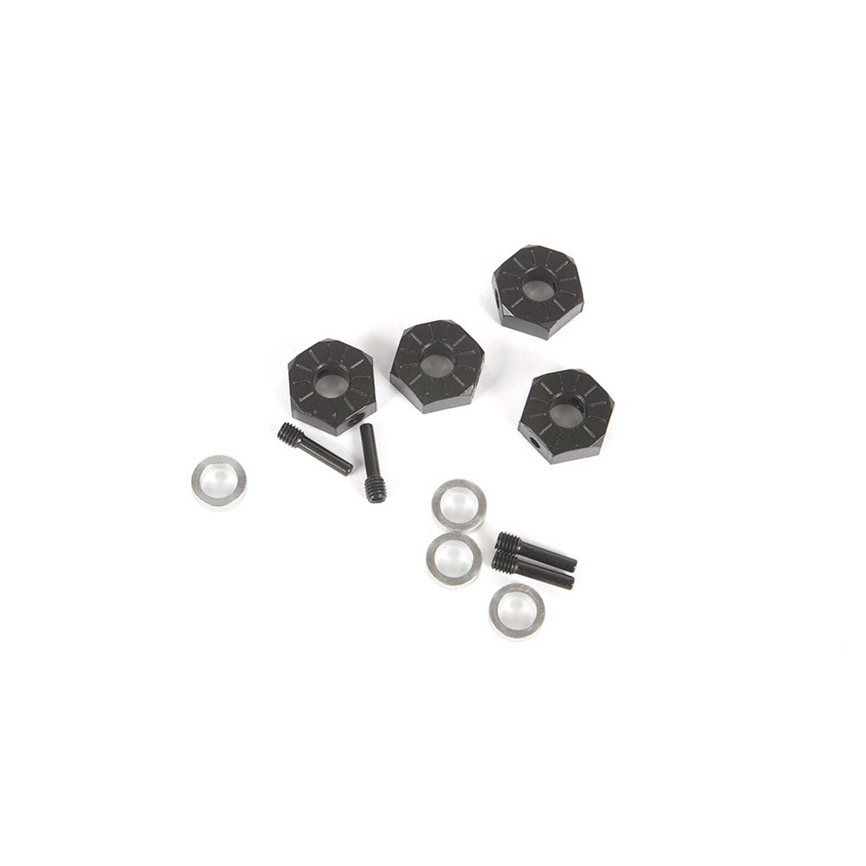 AXI232018 AXIAL 12MM HEX, SCREW SHAFT AND SPACER (4)