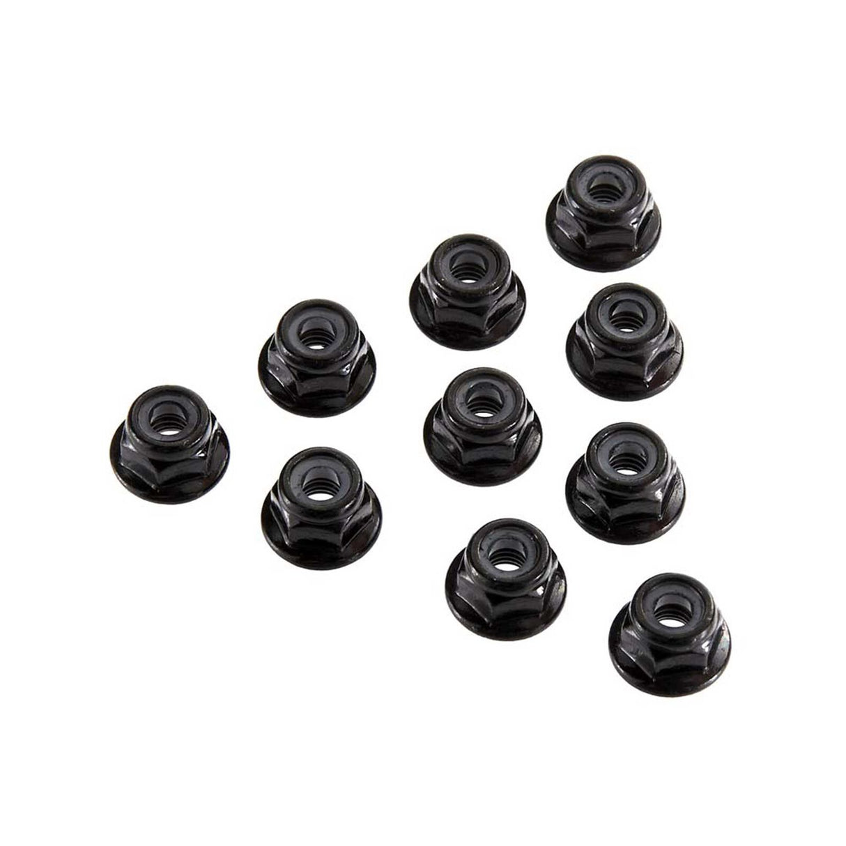 AX31250 AXIAL 4MM SERRATED NYLON LOCK NUTS AXIC3150