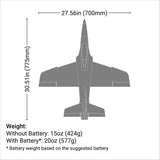 E-FLITE HABU SS 50MM EDF JET