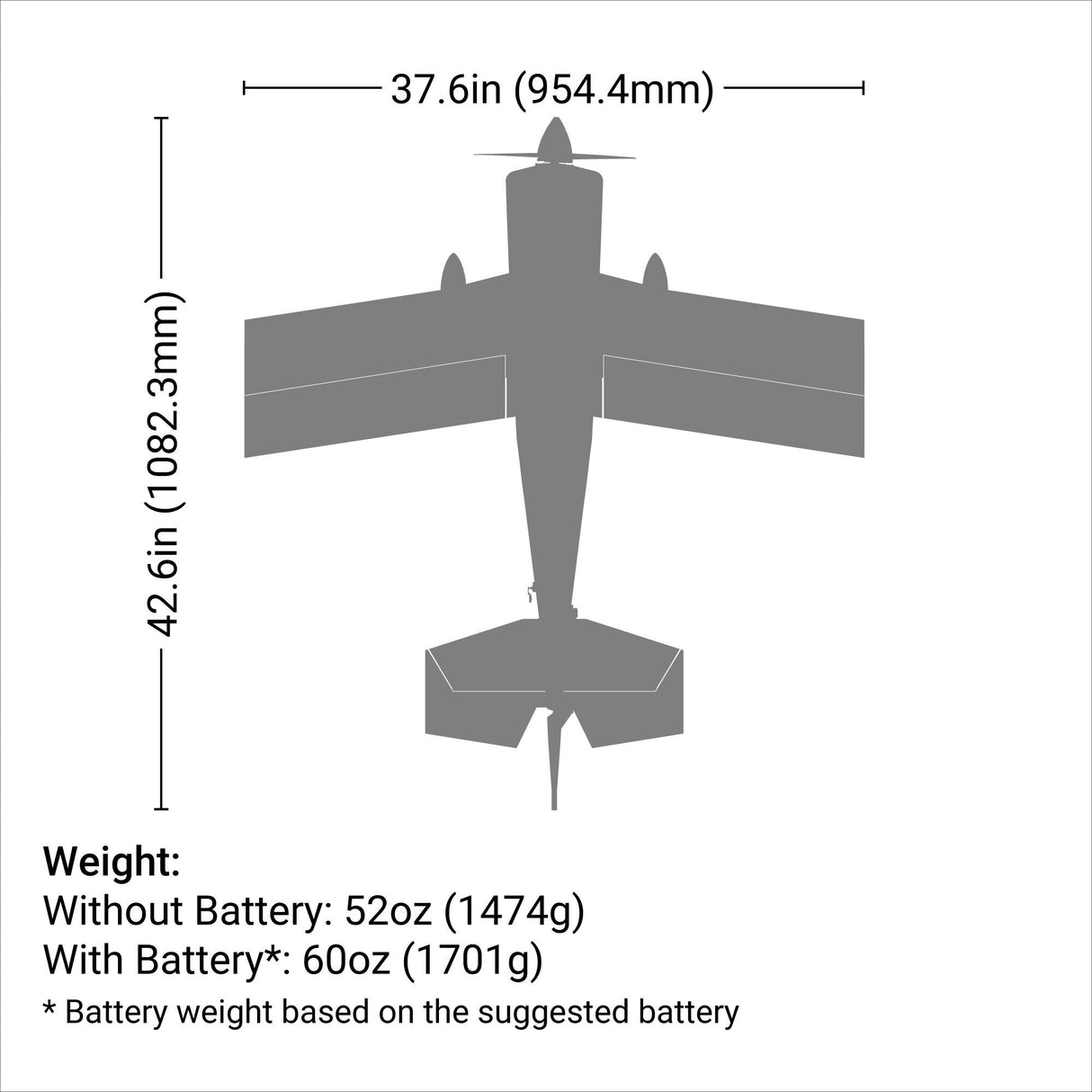 EFL16550 E-FLITE ULTIMATE 3D 950MM BNF SMART W/AS3X