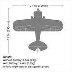 E-FLITE UMX PITTS S-1S