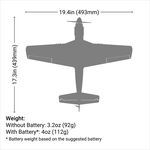 E-FLITE  P-51D VOODOO UMX