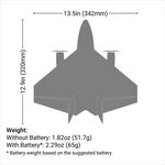 EFLU6450 E-FLITE UMX Ultrix BNF Basic, 342mm