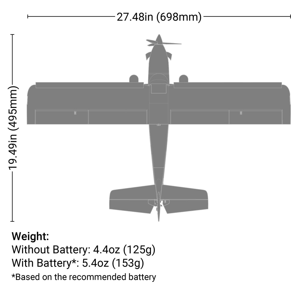 E-FLITE UMX TURBO TIMBER EVO