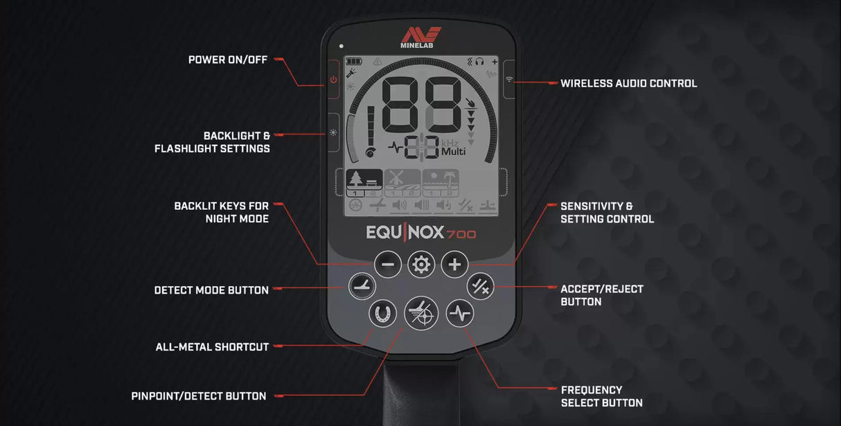 3720-0005 MINELAB EQUINOX 700