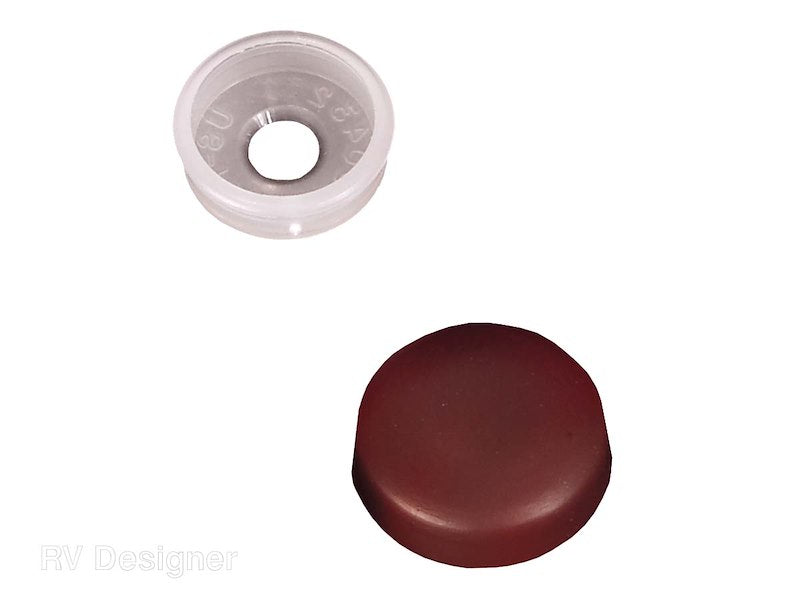 SCREW COVER BROWN