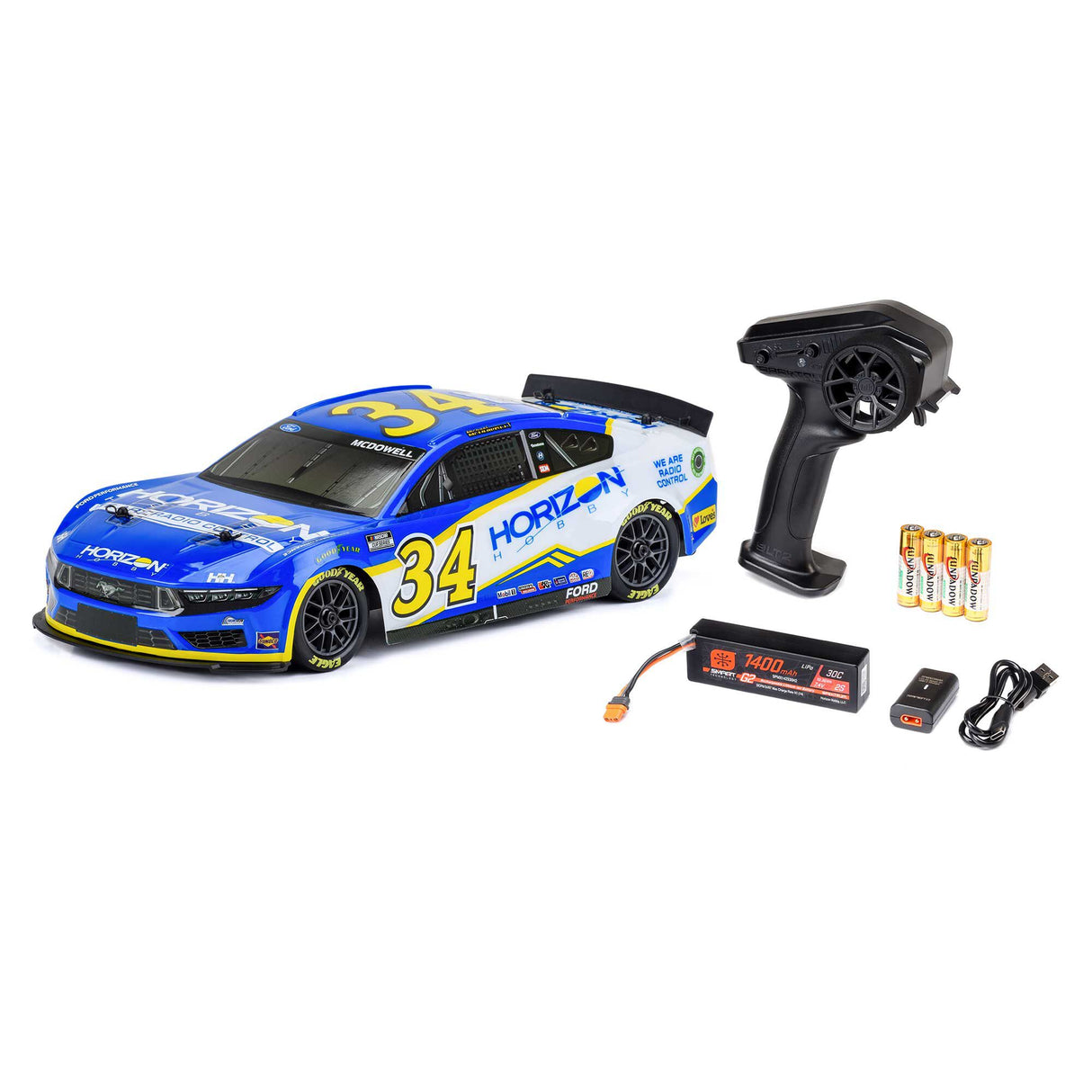 1/12 Losi NASCAR AWD No. 34