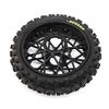 LOS46005 LOSI PM-MX DUNLOP REAR TIRE & BLACK WHEEL