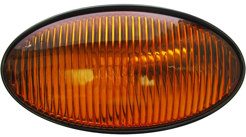 LED LIGHT- BLK/AMBER