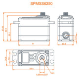 SPMSS6250 SPEKTRUM HV DIGITAL HIGH TORQUE SERVO