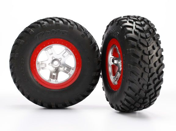 TRAXXAS TIRE & RIM ASSY