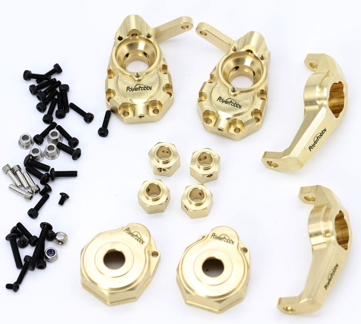 PHBPHTRX401 POWER HOBBY TRX-4 BRASS UPGRADE PARTS SET