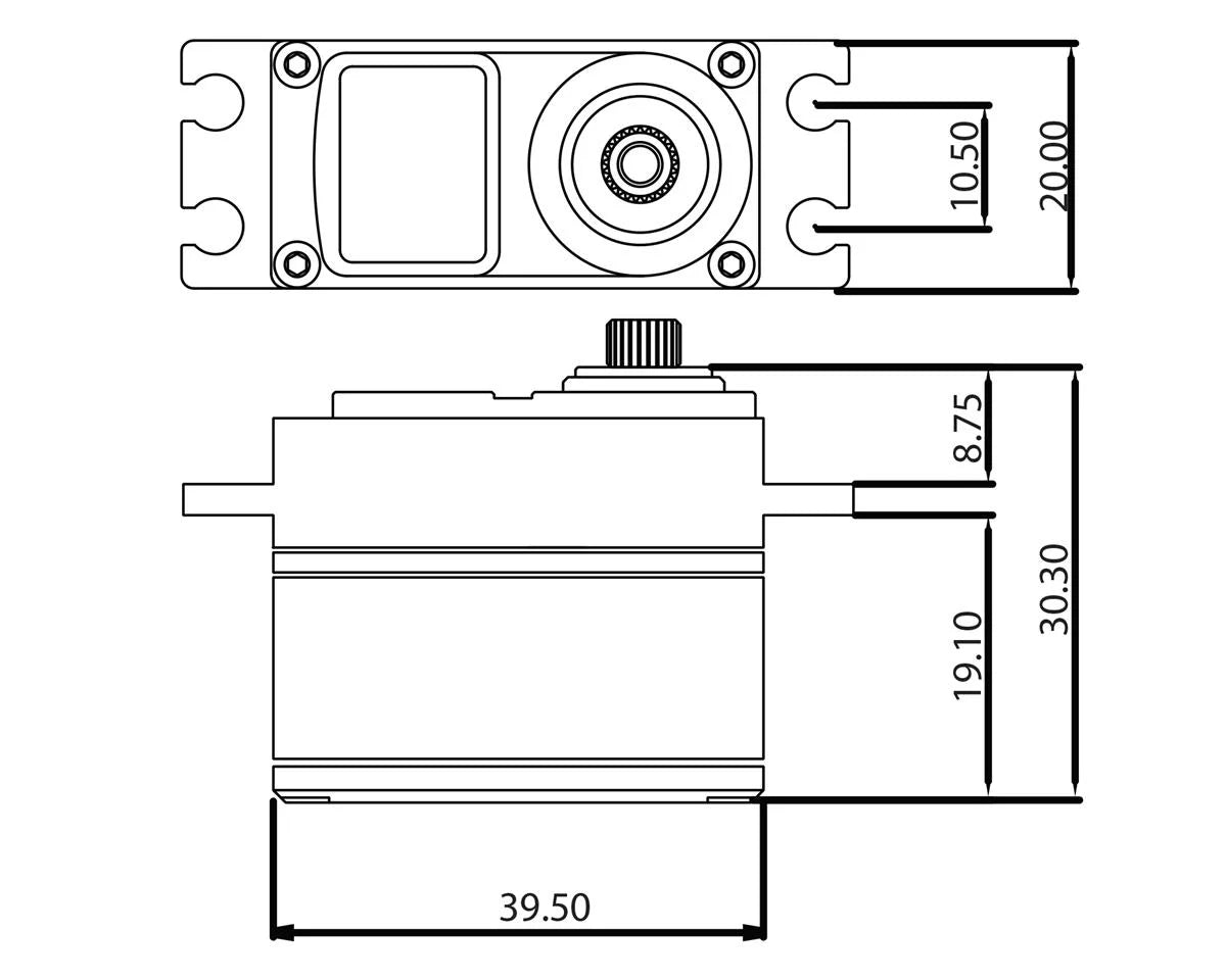 PTK160T PROTEK LO-PRO SERVO HIGH TORQU